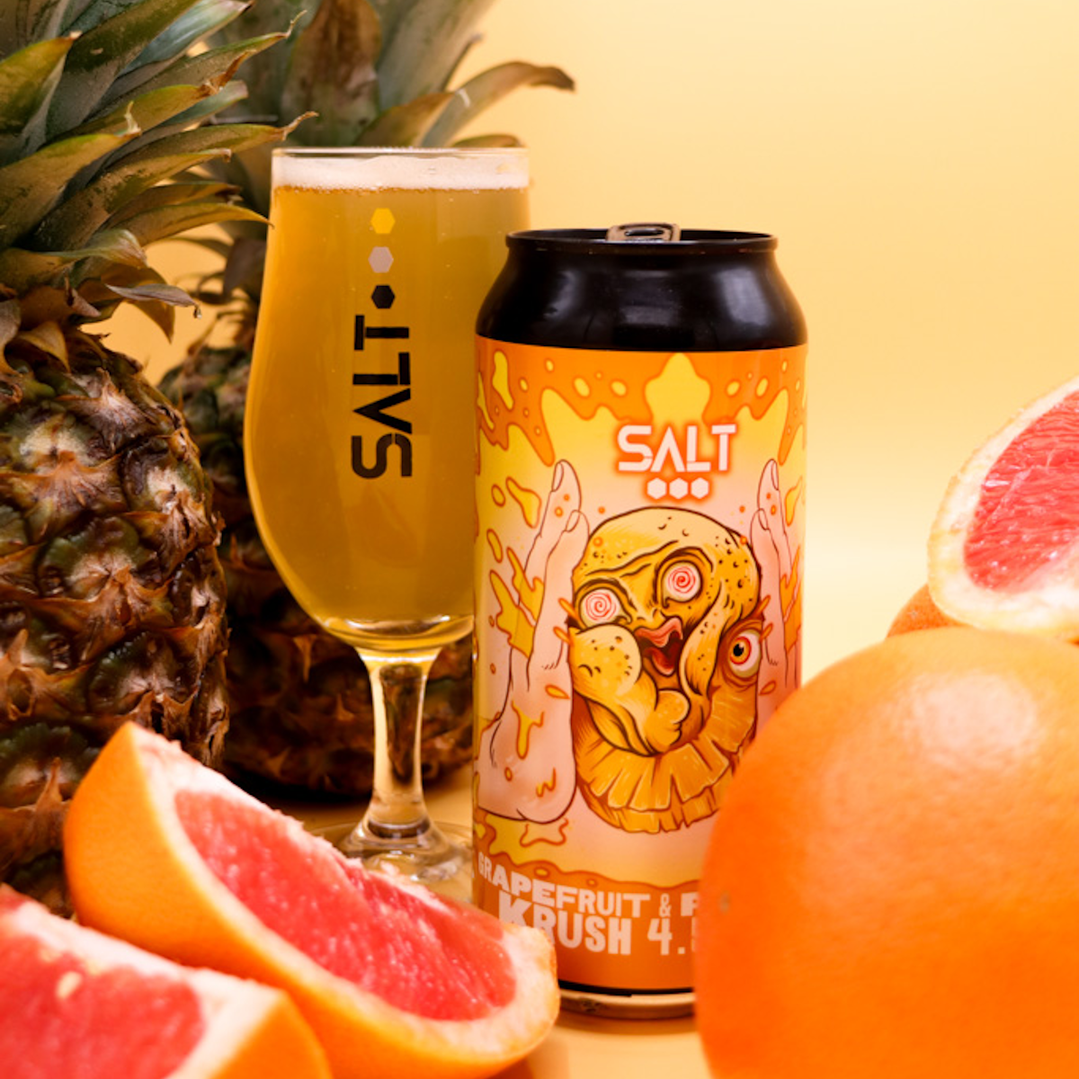GRAPEFRUIT & PINEAPPLE KRUSH 4.5% FRUITED SOUR