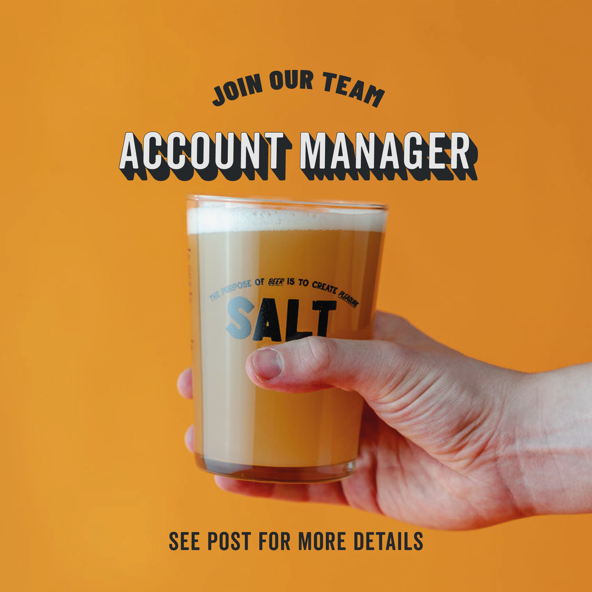 We're Hiring! Account Manager