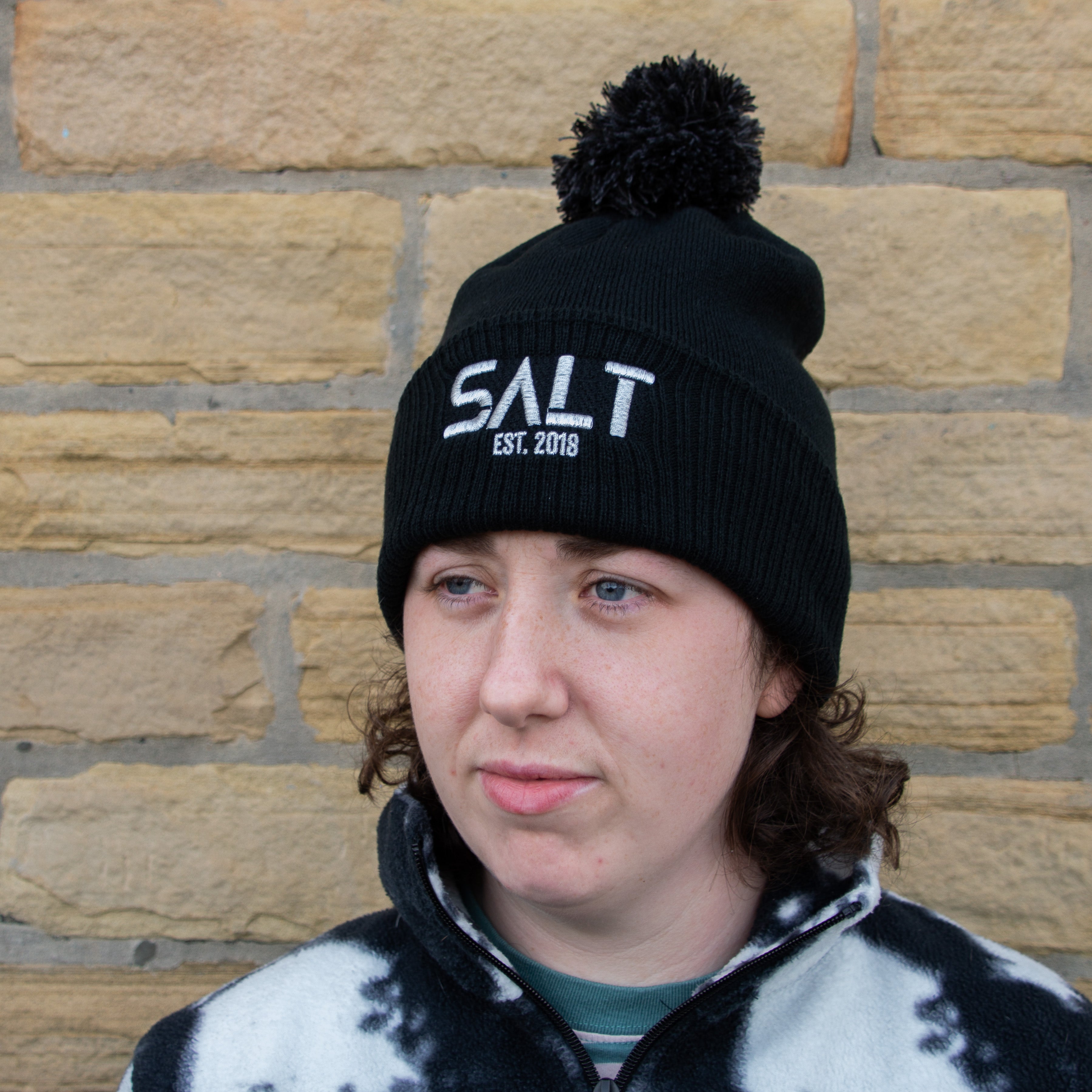 SALT EST. 2018 BOBBLE HAT
