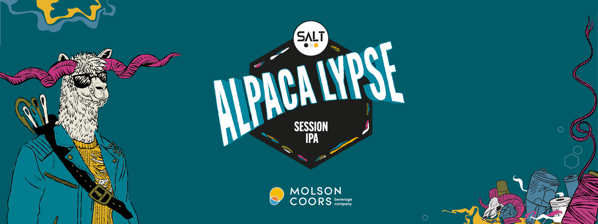 Salt Ipa Introducing Alpacalypse Session IPA in Partnership with Molson Coors B