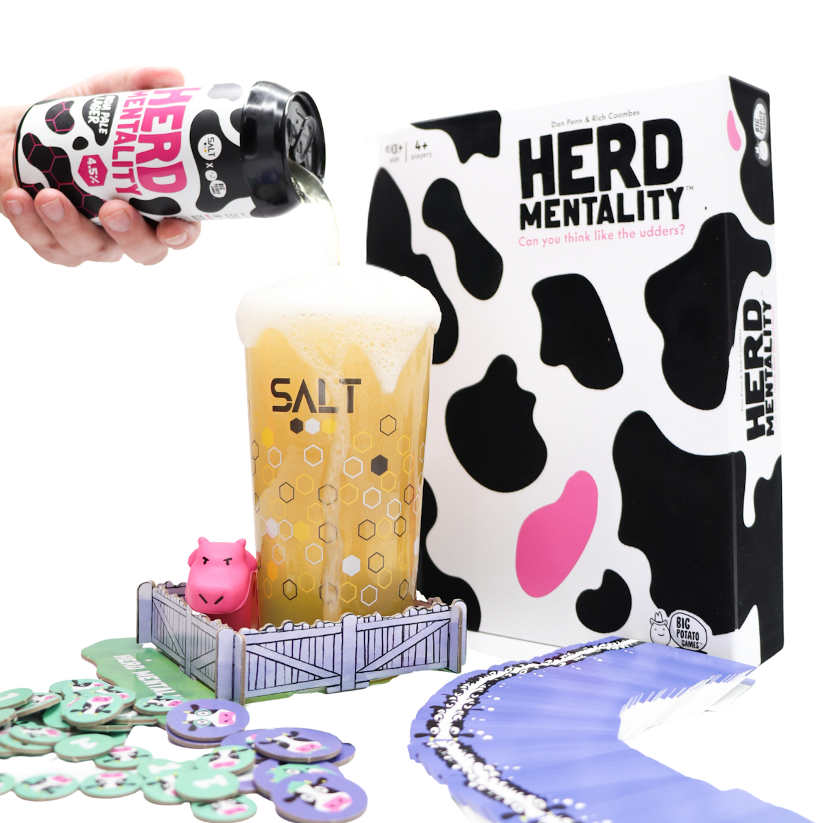 HERD MENTALITY 4.5% INDIA PALE LAGER | BIG POTATO GAMES