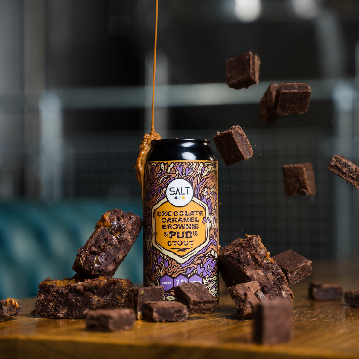 CHOCOLATE CARAMEL BROWNIE 7.2% PUDDING STOUT